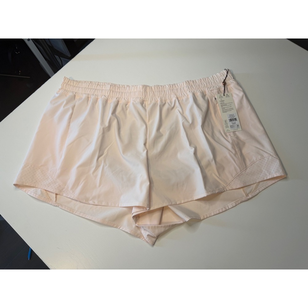 CALIA Womens Infinity Run Short Mid-Rise Faded Pink XXL WAX12336W NWT